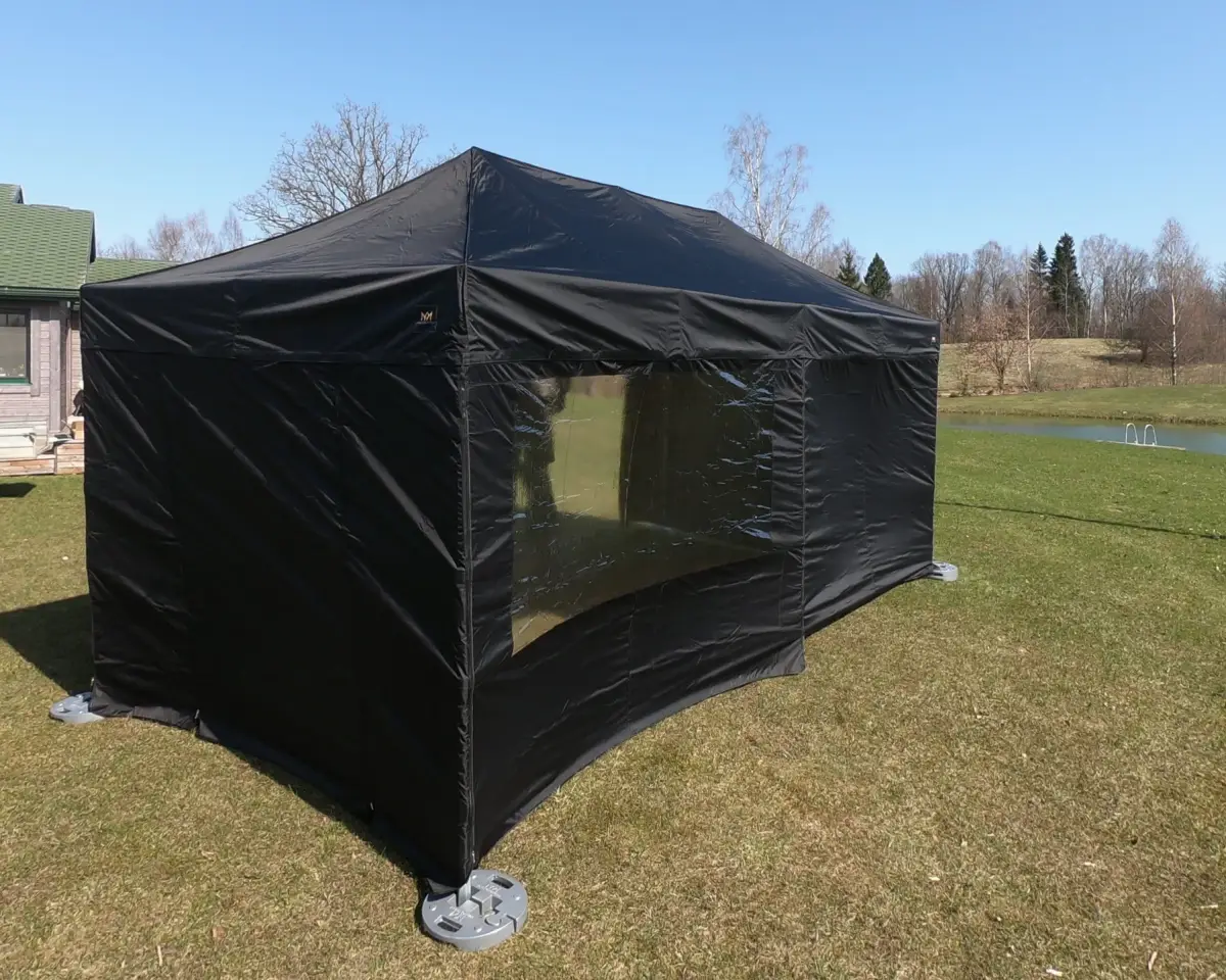 Melna 3x6m nojume