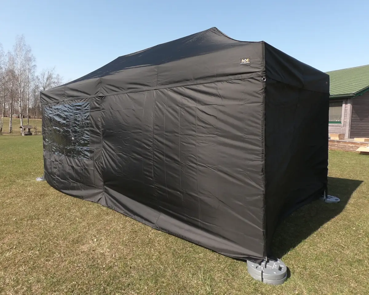 Melna 3x6m nojume